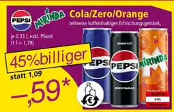 Norma Pepsi/Mirinda Cola/Zero/Orange Angebot