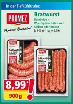 Norma PROMEZ Bratwurst Angebot