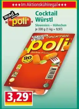 Norma Cocktail Würstl Angebot