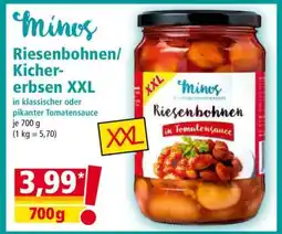 Norma Minos Riesenbohnen/Kichererbsen XXL Angebot