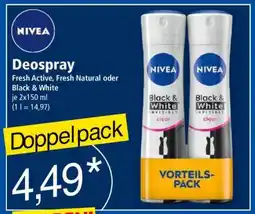 Norma Nivea Deospray Angebot