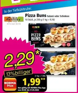 Norma Pizza Buns Angebot