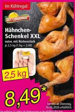 Norma Hähnchen-Schenkel XXL Angebot