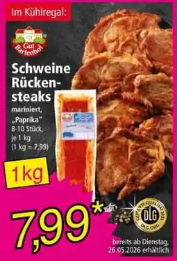 Norma Schweine Rückensteaks Angebot
