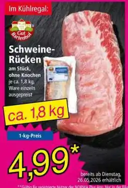 Norma Gut Bartenhof Schweine-Rücken Angebot