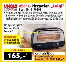Norma UNOLD 450 °C Pizzaofen LUIGI Angebot