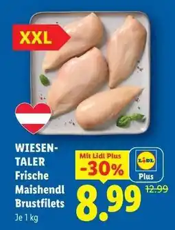 Lidl WIESENTALER Frische Maishendl Brustfilets Angebot