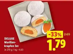 Lidl DELUXE Marillenkrapfen 3er Angebot