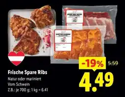 Lidl Frische Spare-Ribs Angebot