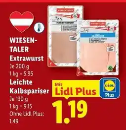 Lidl Leichte Kalbspariser Angebot
