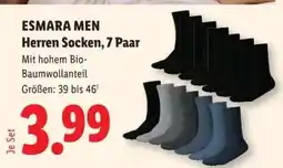 Lidl ESMARA MEN Herren Socken, 7 Paar Angebot
