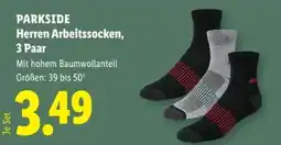 Lidl PARKSIDE Herren Arbeitssocken, 3 Paar Angebot