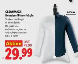 Lidl CLEANmaxx Hemden- & Blusenbügler Angebot