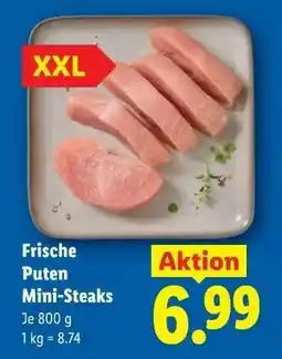 Lidl Frische Puten Mini-Steaks Angebot