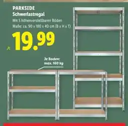 Lidl PARKSIDE Schwerlastregal Angebot