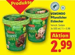 Lidl Vemondo Pflanzlicher Eisbecher Angebot