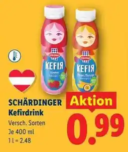 Lidl SCHÄRDINGER Kefirdrink Angebot