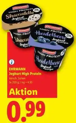 Lidl Ehrmann Joghurt High Protein Angebot