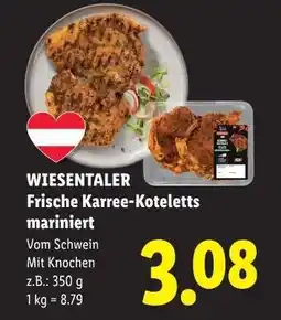 Lidl WIESENTALER Frische Karree-Koteletts mariniert Angebot