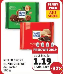 PENNY Ritter sport bunte vielfalt Angebot