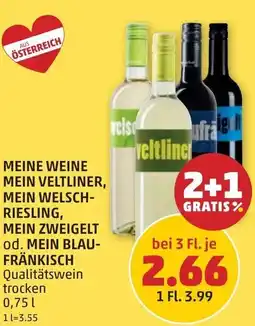PENNY Meine weine mein veltliner, mein welsch- riesling, mein zweigelt Angebot