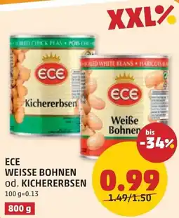 PENNY Ece weisse bohnen od. kichererbsen Angebot