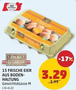 PENNY 15 frische eier aus boden- haltung Angebot