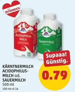 PENNY Kärntnermilch acidophilus- milch od. sauermilch Angebot