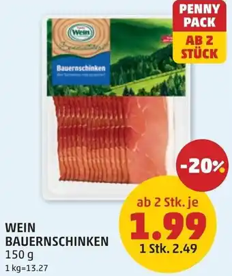 PENNY Wein Bauernschinken Angebot
