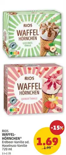 PENNY Rios waffel hörnchen Angebot