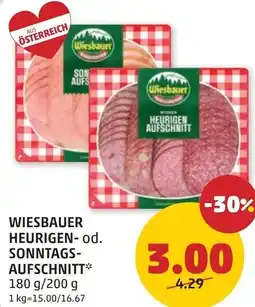 PENNY Wiesbauer heurigen- od. sonntags- aufschnitt Angebot