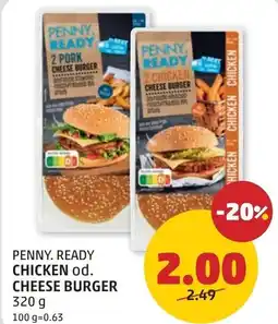 PENNY Penny. ready chicken cheese burger Angebot