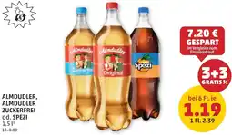 PENNY Almdudler, almdudler zuckerfrei od. spezi Angebot