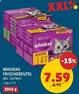 PENNY Whiskas frischebeutel Angebot