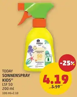 PENNY Today sonnenspray kids* lsf 50 Angebot