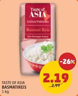 PENNY Taste of asia basmatireis Angebot