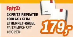 Expert 2x fritz!repeater 1200 ax + slim- ethernet-kabel Angebot