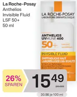 Bipa La Roche-Posay Anthelios Invisible Fluid LSF 50+ Angebot