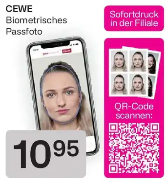 CEWE Biometrisches Passfoto