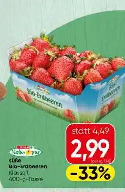 Spar Bio-Erdbeeren Angebot