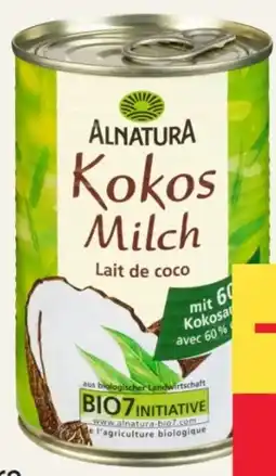 MPreis Alnatura Bio Kokosmilch Angebot