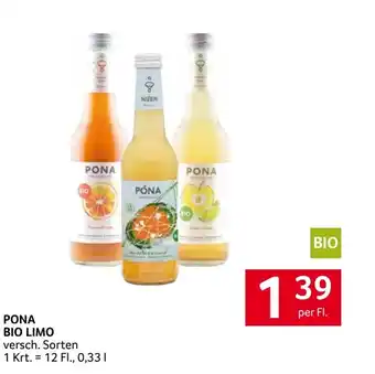 Transgourmet Pona Bio Limo Angebot