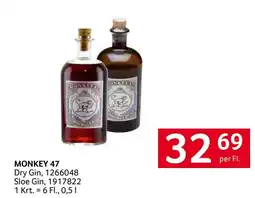 Transgourmet Monkey 47 Dry Gin Angebot