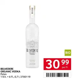 Transgourmet Belvedere Organic Vodka Angebot