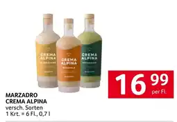 Transgourmet Distilleria Marzadro Crema Alpina Angebot