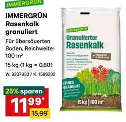 Lagerhaus Immergrün rasenkalk granuliert Angebot