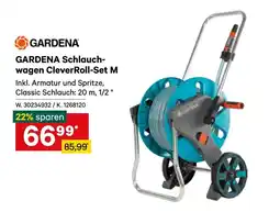Lagerhaus Gardena schlauch- wagen cleverroll-set m Angebot