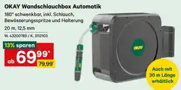 Lagerhaus OKAY Wandschlauchbox Automatik Angebot
