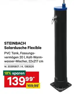 Lagerhaus Steinbach solardusche flexible Angebot