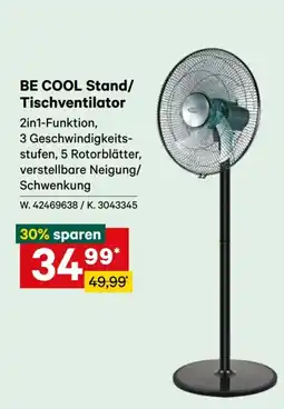 Lagerhaus Be cool stand/ tischventilator 2in1-funktion Angebot